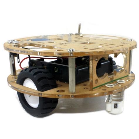 metal round robot chassis|2WD Chassis with N20 Metal Gear Motors .